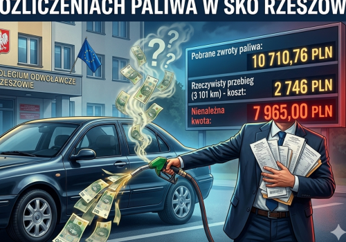 3 tysiące kilometrów za 10 tys. zł? Prokuratura policzyła koszty paliwa byłego prezesa SKO