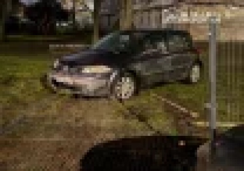 Pijany Ukrainiec wjechał w ogrodzenie żłobka. Miał około 3 promili alkoholu