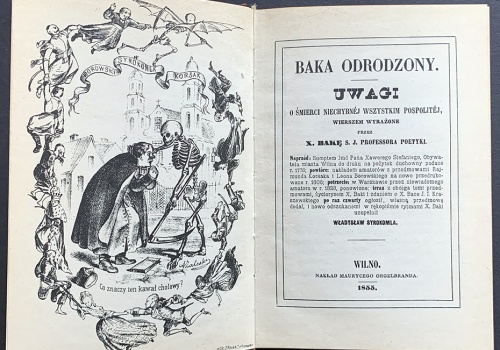 Józef Baka – poeta vanitas z Nowogródczyzny