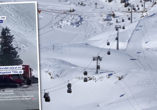 Dramat w ośrodku narciarskim. Gondola runęła i koziołkowała po stoku