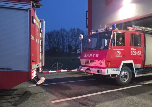 47-letni wóz OSP Domecko zepsuł się podczas akcji