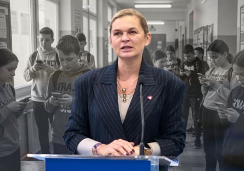 Zakaz telefonów w szkołach. Po słowach Nowackiej rodzice i nauczyciele zaklaszczą