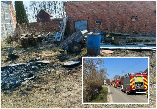 Podczas gaszenia pożaru odkryli ciało