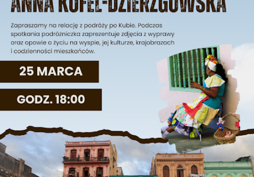 Kuba pełna kolorów i dźwięków. Spotkanie podróżnicze w sieradzkiej bibliotece