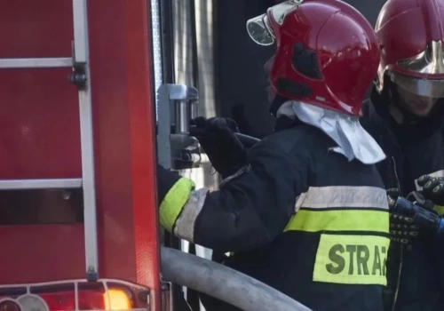 Nocny pożar jednorodzinnego domu i samochodów w pobliżu Ciechanowa