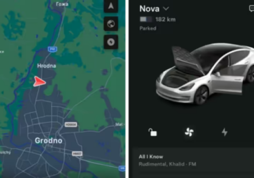 Amerykanin znalazł swoją Teslę na Białorusi i przejął nad nią zdalną kontrolę
