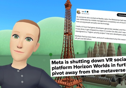 Meta powoli kończy z projektem Metaverse po zmarnowaniu na niego 80 000 000 000 dolarów