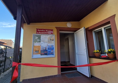 Świetlica wiejska w Bruskowie Małym na nowo. Remont wyniósł 50 tys. zł
