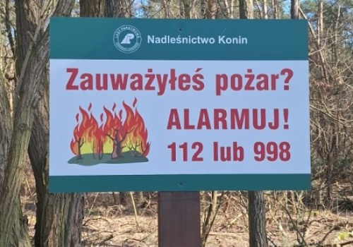 Wieże z detektorami dymu strzegą lasów w regionie konińskim