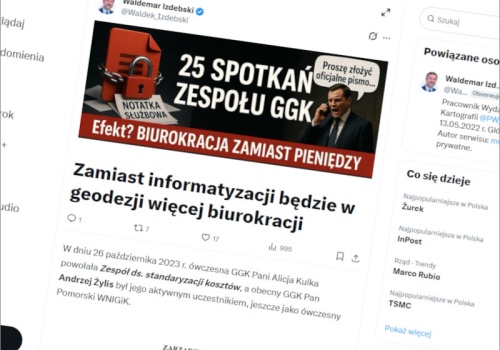 Czy zamiast informatyzacji będzie w geodezji więcej biurokracji