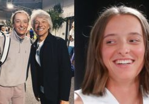 U Igi Świątek znów ŚWIATOWO! Tym razem poznała Jona Bon Jovi. Komu bardziej zazdrościcie? (FOTO)