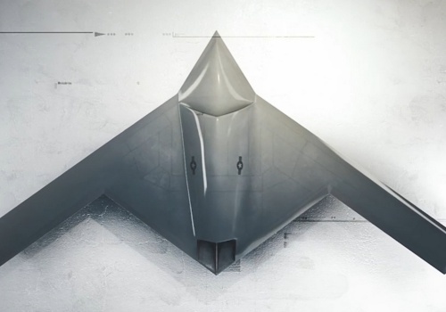 Mityczny dron USA sfotografowany. Biały Nietoperz wyszedł z cienia