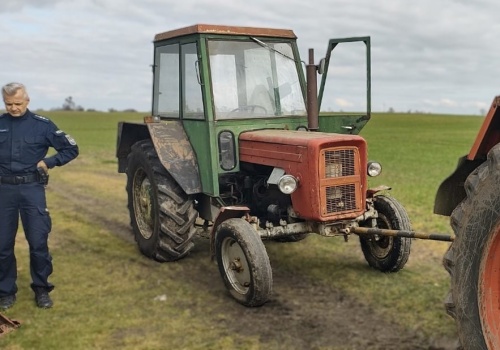 Ukradł matce ciągnik! Policja dorwała go po 2 godzinach