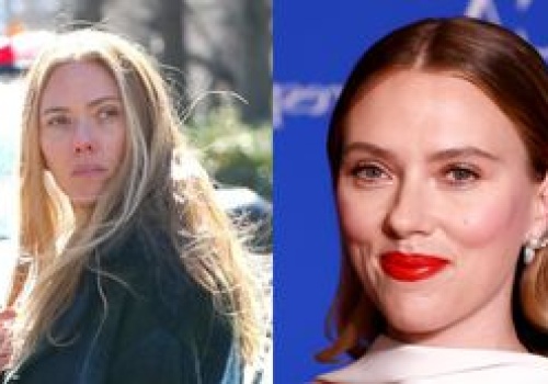 Scarlett Johansson sfotografowana BEZ MAKIJAŻU. Spora różnica? (ZDJĘCIA)