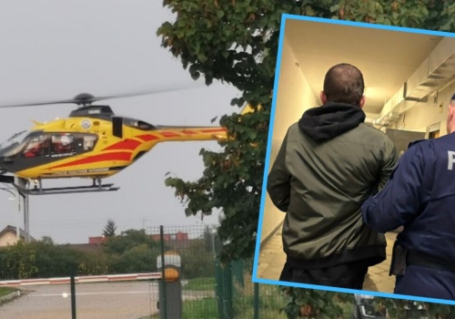 Pijany rozbił auto na drzewie. Wiózł pasażerkę i 5-letniego chłopca