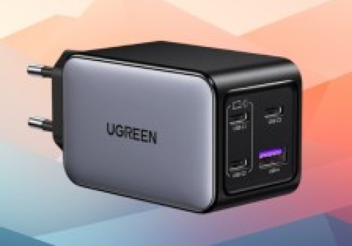 Ładowarka GaN UGREEN Nexode 65W 4 portowa (3x USB-C, 1x USB-A) za 69,99 zł w Amazon PL