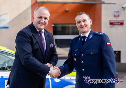 Nowy komendant policji w Grybowie