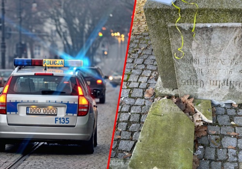 Zabytkowe nagrobki w Szczecinie zniszczone. 