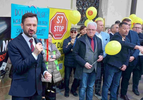 Nie dla drogi ekspresowej S7 przez Kraków. Prezydent Aleksander Miszalski: stoimy po stronie mieszkańców