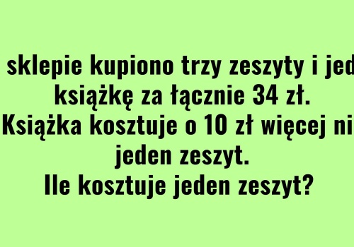 Zagadka dnia. Tylko największe bystrzaki podają dobrą odpowiedź. Dasz radę bez błędu?