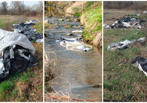 Śmietnisko nad i w potoku Witoszówka. Kombinat obiecuje porządki