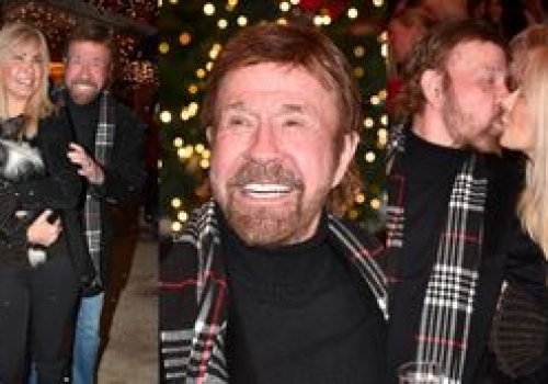 Ostatnie publiczne wyjście Chucka Norrisa. Aktor odwiedził z żoną jarmark świąteczny w Austrii (ZDJĘCIA)