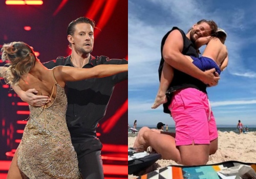 Sebastian Fabijański zabrał syna na trening do 