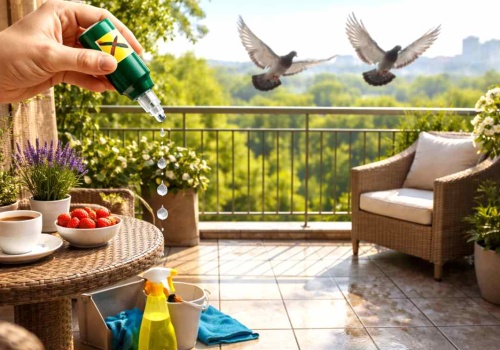 Rewolucyjny patent na gołębie. 10 kropli na parapet i już nie wrócą