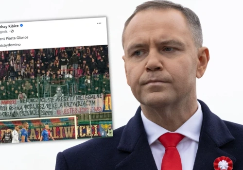 Kibice ostro do Karola Nawrockiego. „Nie jesteś jednym z nas!”