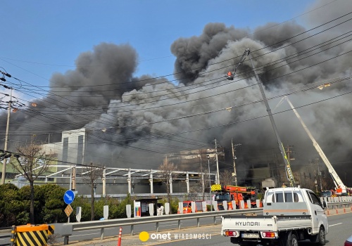 Potężny pożar w Korei Płd. Liczba ofiar wzrasta z godziny na godzinę