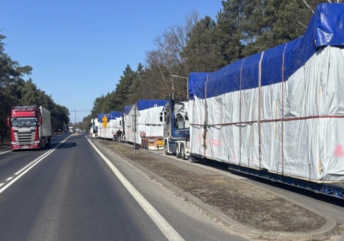 DK10: ITD zatrzymało kolumnę ciężarówek. Poważne przekroczenia i kary do 78 tys. zł