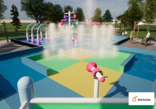 W Bełchatowie powstanie wodny plac zabaw. Pierwsza taka atrakcja w mieście