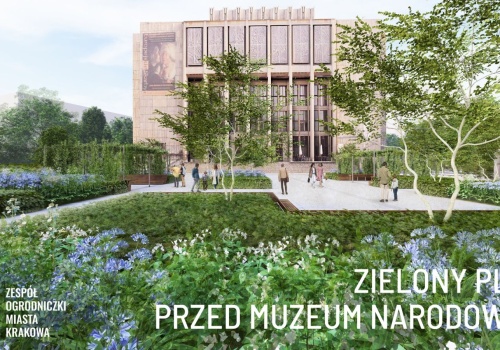 Tak może wyglądać nowy plac przed Muzeum Narodowym w Krakowie