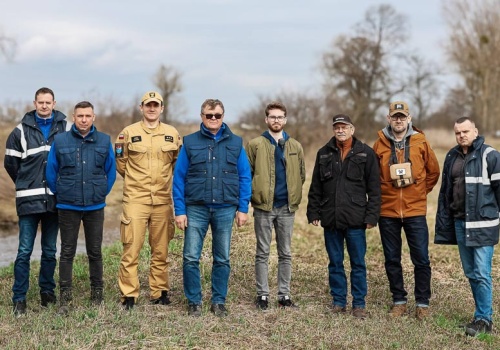 Sprawdzali stan urządzeń przeciwpowodziowych