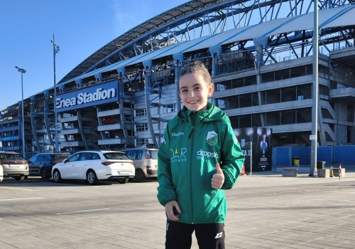 Młody piłkarz MKS Ina Goleniów na testach w Kolejorzu