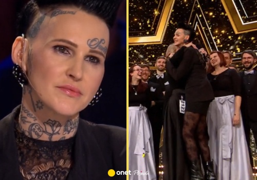 Agnieszka Chylińska z trudem powstrzymywała łzy. Nagle wcisnęła złoty przycisk