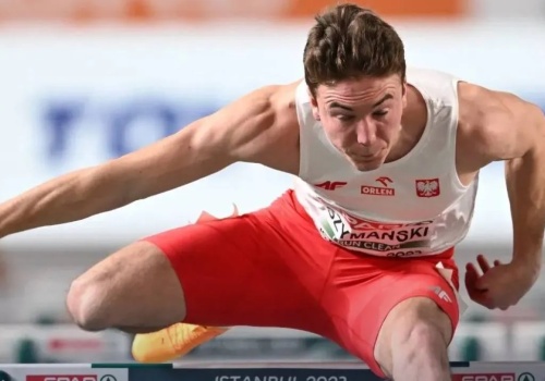 Złoto dla Polski! Szymański mistrzem świata w biegu na 60 m przez płotki