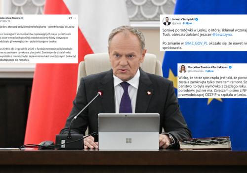 Premier Tusk o porodówce w Lesku. Działa czy nie? Rozpętała się burza
