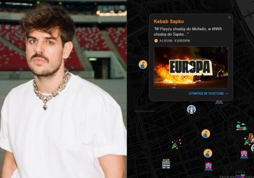 Fan zrobił „Mapę Taco Hemingway’a” z miejscami, o których raper wspomina w swoich utworach