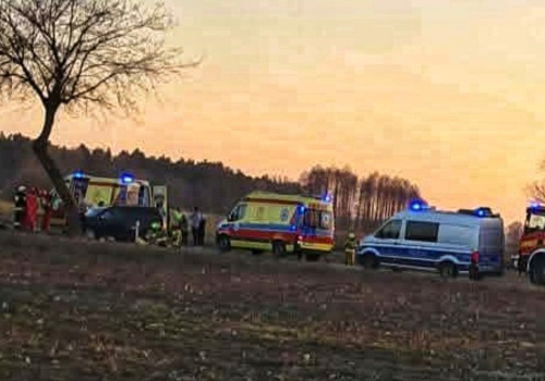 Auto z rodziną w środku wjechało w drzewo. Mężczyzna nie żyje (ZDJĘCIA, aktualizacja)