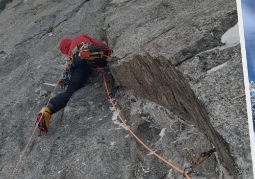 „Les Barbares 3″ ma pierwsze powtórzenie. Tom Livingstone i Gašper Pintar na Pré de Bar