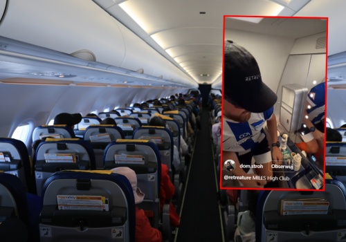 Pokazał, co zrobił w toalecie w samolocie. Wideo ma 13 mln wyświetleń