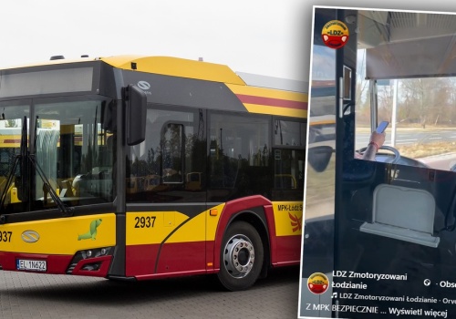 Skandaliczne zachowanie kierowcy autobusu MPK w Łodzi. Pasażerowie wszystko nagrali