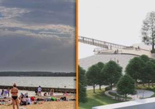 Mazurski kurort pokazał plany na plażę. Powstanie sauna nad jeziorem