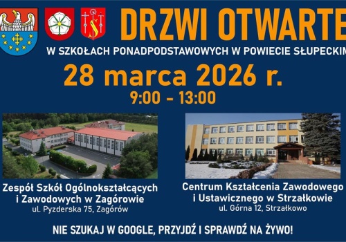 Zapraszają na Drzwi Otwarte w Strzałkowie i Zagórowie