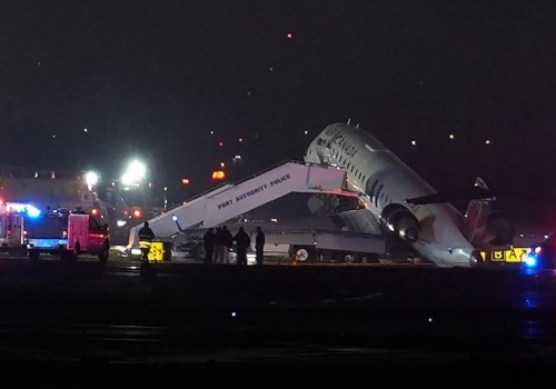 Groźny wypadek samolotu Air Canada na lotnisku w Nowym Jorku