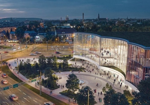 Nowa filharmonia przy Rondzie Grzegórzeckim. Wybrano projekt za ok. 450 mln zł (Galeria)