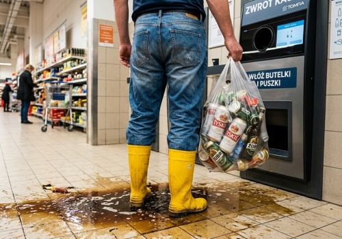 Oddaję puszki, zakładam kalosze. System kaucyjny taki piękny