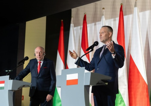 Prezydent Nawrocki w Przemyślu „skoczył” do dziennikarza TVN