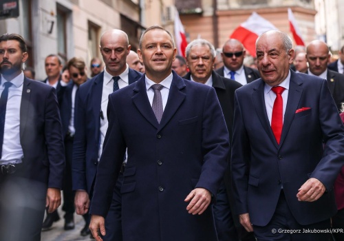 Węgry. Nawrocki poleciał do Budapesztu wesprzeć Orbana